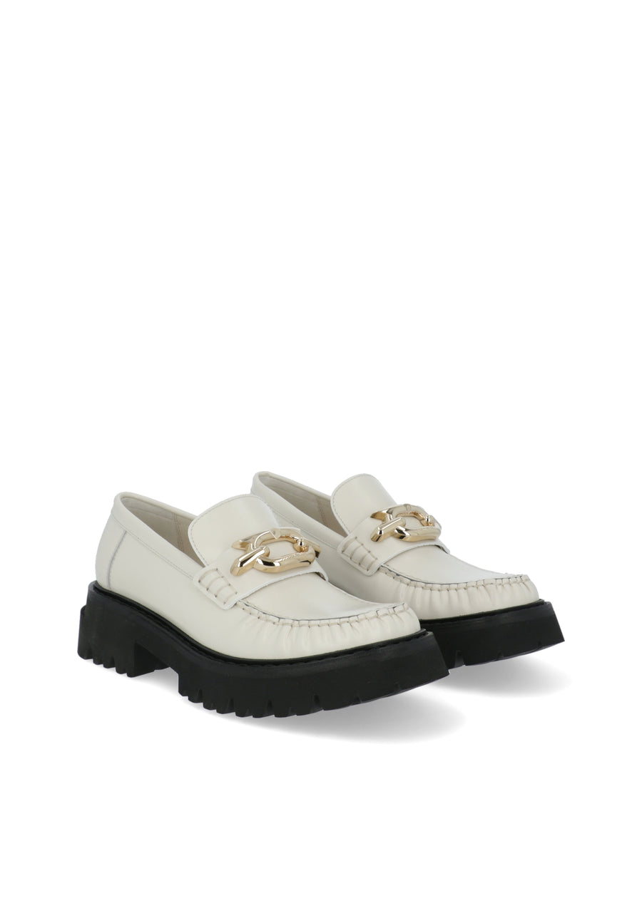 Ferragamo Mocasines con joya Gancini FRG-INGRID