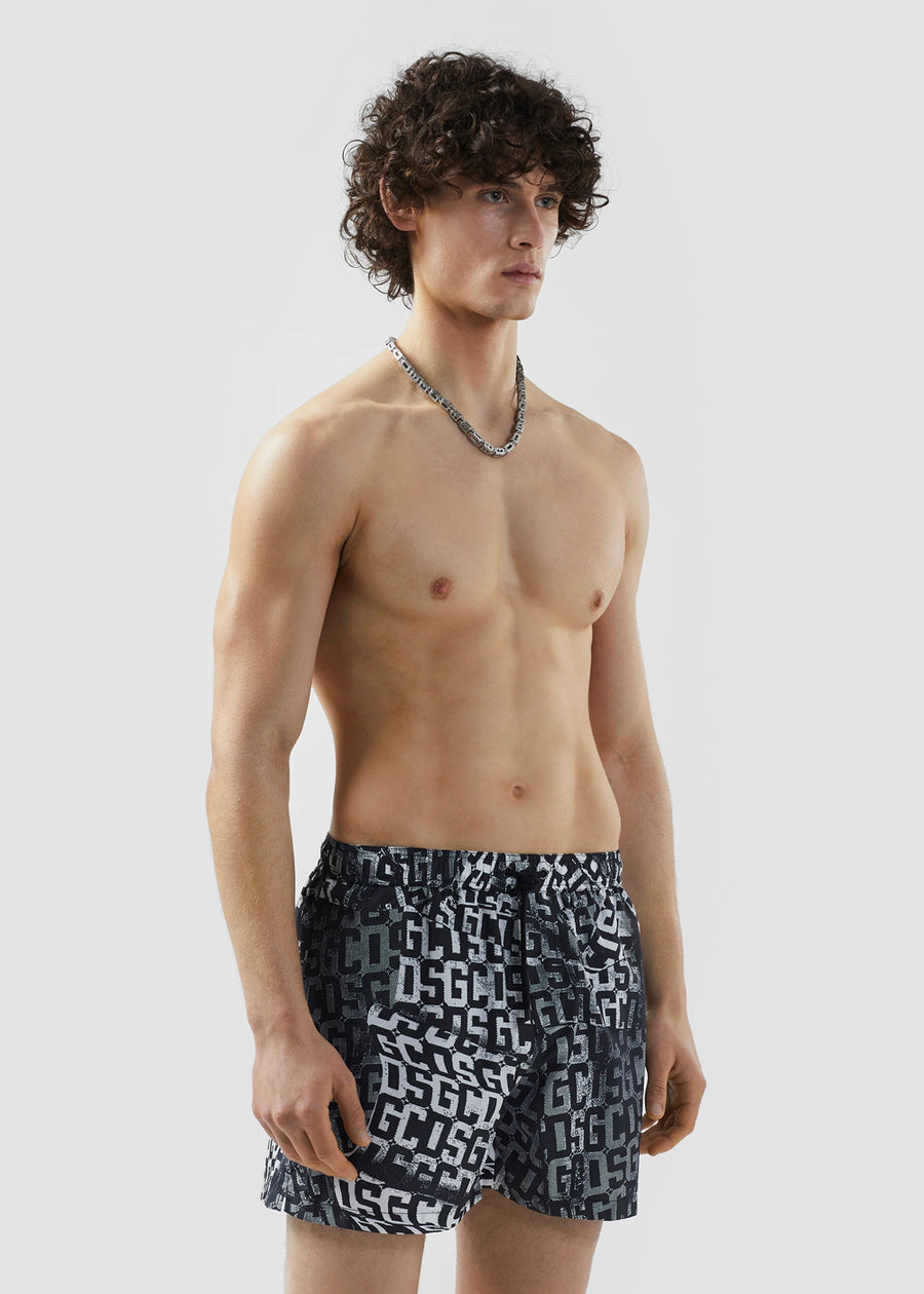 GCDS Shorts de baño GCD-M3901AW2