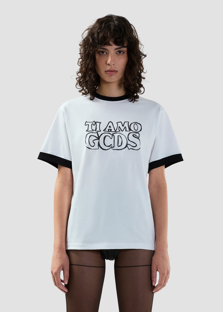 GCDS T-Shirt "Ti Amo" GCD-W2327JF1