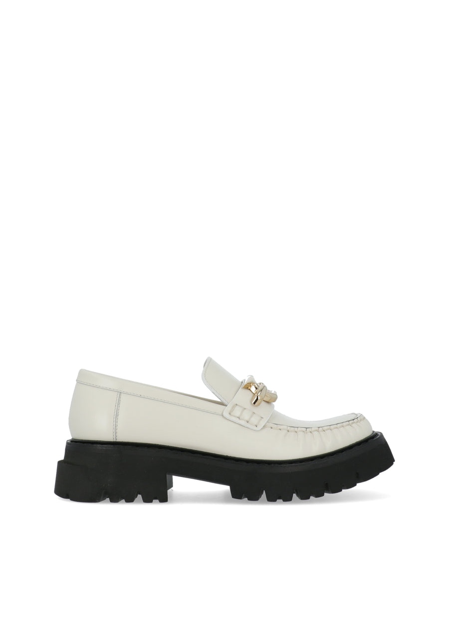 Ferragamo Mocasines con joya Gancini  FRG-INGRID