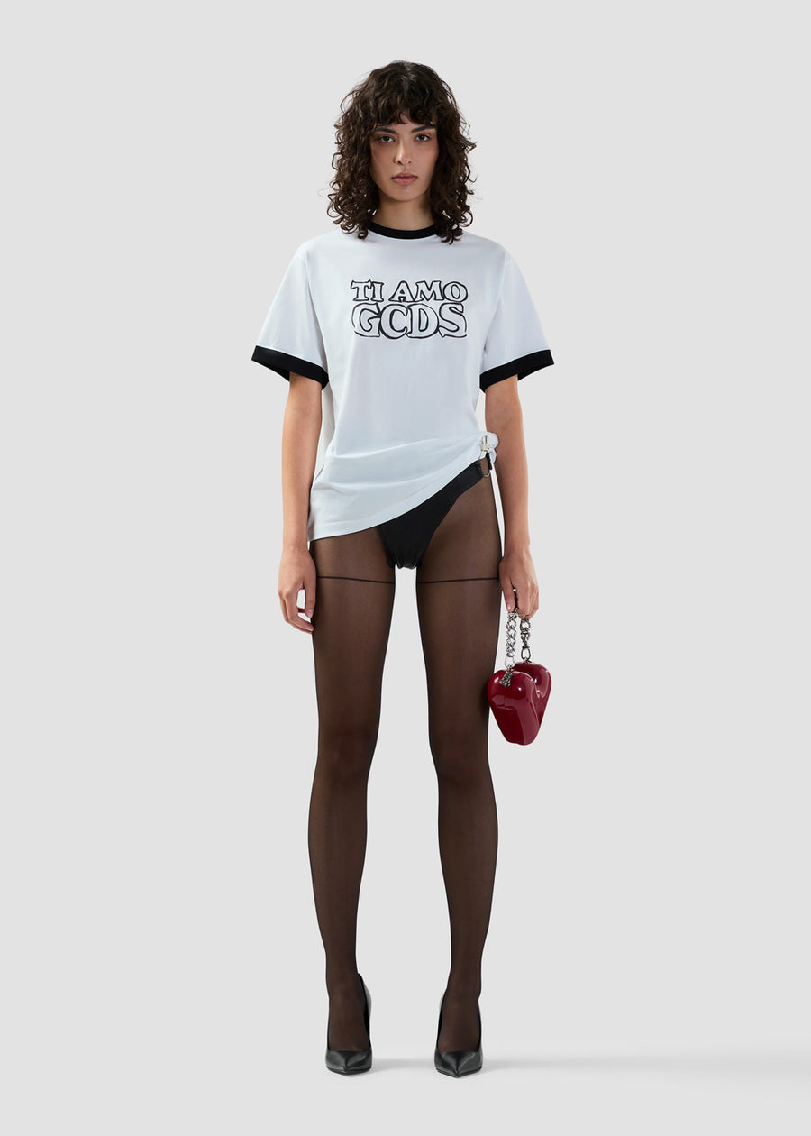 GCDS T-Shirt "Ti Amo" GCD-W2327JF1
