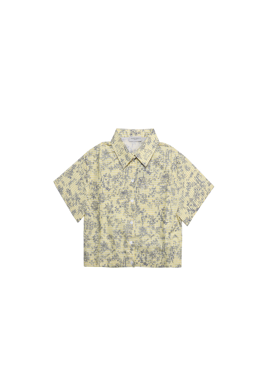 Golden Goose Camisa Estampada Kids GLG-P01767