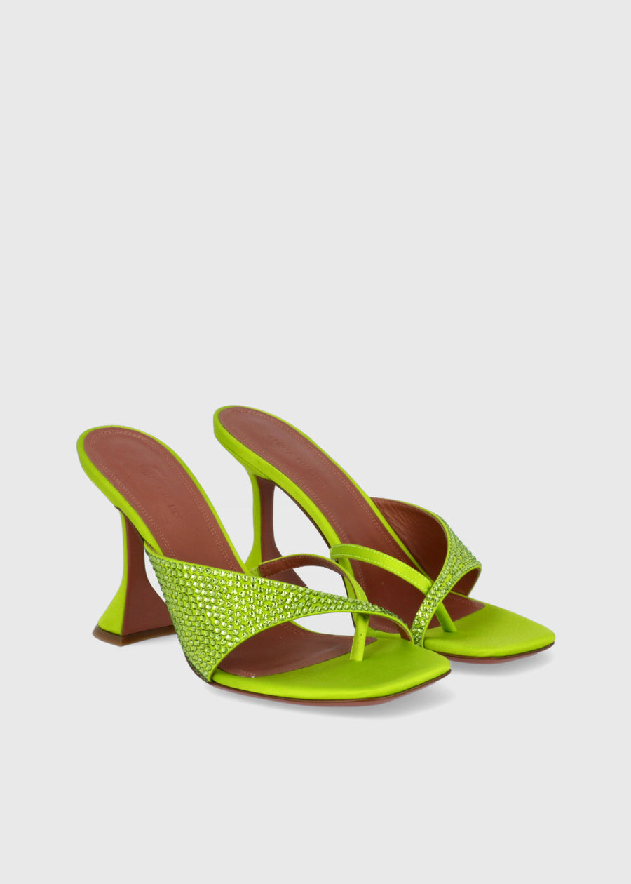 Amina Muaddi Sandalia Alta Shiona Slipper MMD-SHICRYSL