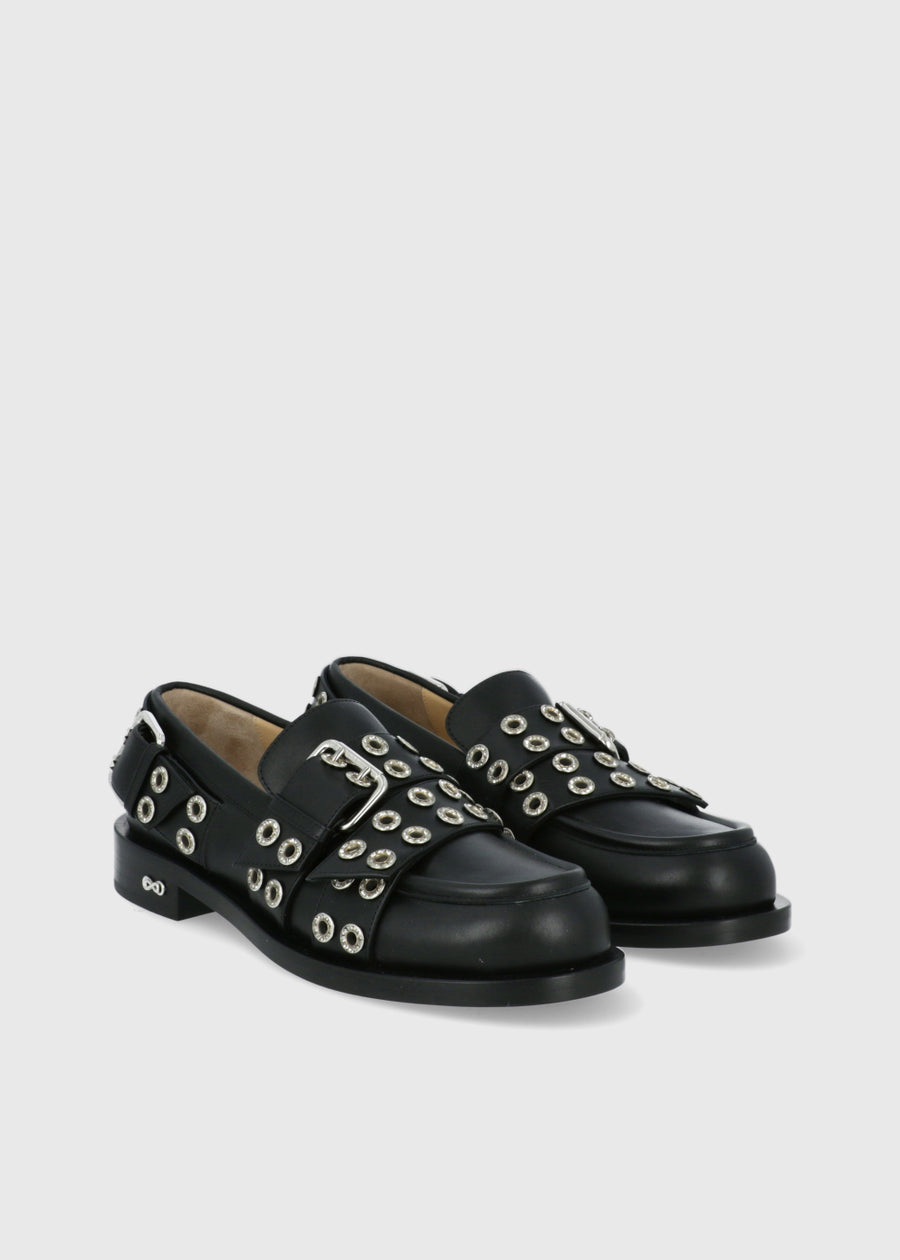MACH & MACH Loafer Buckle Belt Vintage MYM-S0976