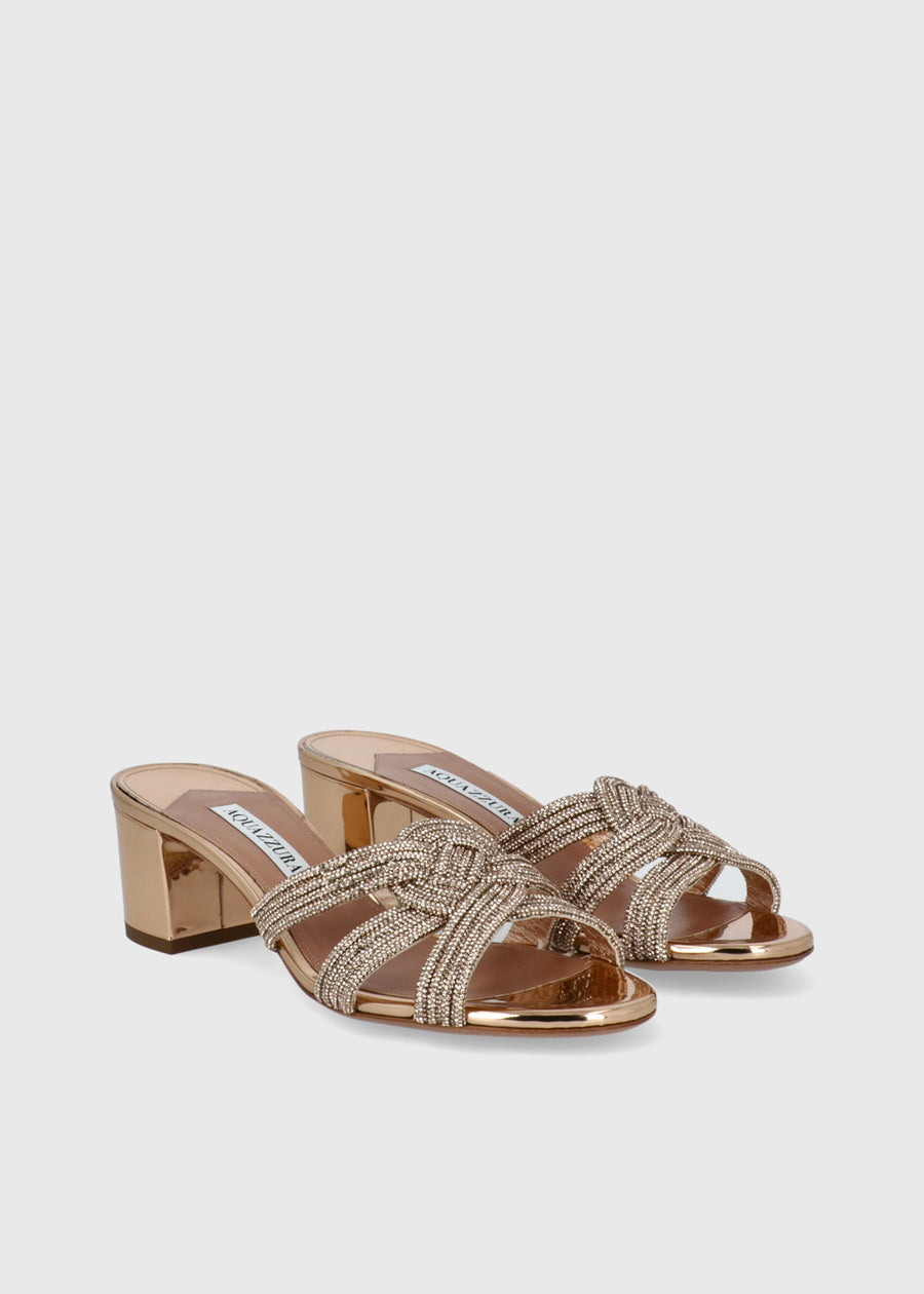 Aquazzura Sandalias Mules Felix QZR-FECRMU50