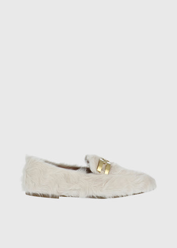 Aquazzura Mocasines Furry Brandi QZR-FURRYBRM